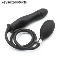 Adult Massager Sex Toys for Women Super Large Inflatable Huge Big Anal Plug Dildo Pump Dilator Expandable No Vibrator Butt