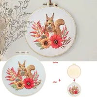 Arts And Crafts Sewing Accessories European Mesh Kangaroo Beginners Cross Stitch Kits Flowers Paintin Yarn Embroidery Sets