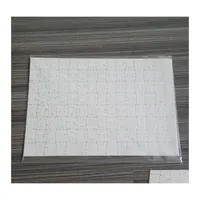 Outils d'artisanat sublimation puzzle A4 taille Diy Blanks Puzzles White Jigsaw 80pcs Heat Printing Transfert Handmade Gift 1335 T2 Drop Dev Dhuro
