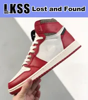 LKSS Lost and Found Jumpman 1 1s 신발 OG Mens 농구 운동화 스포츠 운동화