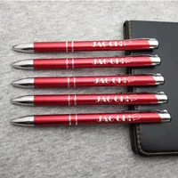 Kurumsal Metal Kalemler İş Hediyeleri Promosyon Kalemleri 60 PCS Şirket Markanız ve Logo Adı Beyaz ile Ücretsiz Çok Özelleştirilmiş