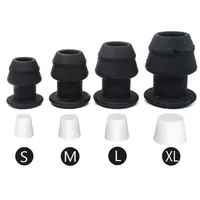 Finger Toys Huge Anal Plug Tunnel Hollow Butt Plug Silicone Buttplug Men Expanding Anus Cleaning Sex Toys Big Anal Beads Stimula