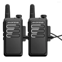 Walkie Talkie 2pcs Baofeng R5 Mini BF-R5 USB Fast Charger BF-C9 400-470MHz Portable Radio Set BFR5 Woki Toki Two Way Radios
