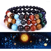 Charmarmband boeycjr universum planeter pärlor armbandsmycken smycken naturligt solsystem energinarmband för kvinnor eller män