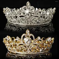 Hair Jewelry Women Wedding Bridal Tiaras Princess Austrian Crystal Prom Crown Rhinestone Fashion Headband Accessories Headpiece