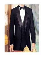Trajes para hombres blazers novio negro esmoquin para boda smoking hombre traje de 3 piezas para hombres 2023 chaqueta pantalones chaleco