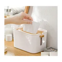 Tissue Boxes Napkins Liftable Desktop Box Household Paper Living Room Storage Drop Delivery Home Garden Kitchen Dining Bar Table D Dhjnx