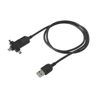 onn. USB Universal Multi-Connector Cable with USB-C Micro-USB Mini-USB and Mini-B Connectors 3&#039;