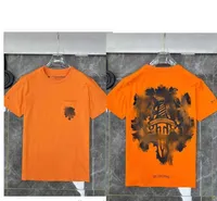 Luksusowy moda męskie T-koszulki chan Man T-shirt T-shirt jeźdźca kwiat Klowisz Letni krzyż sanskryt