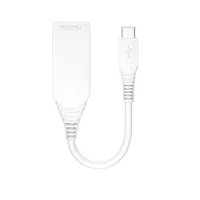 ONN. Adaptateur USB-C à HDMI blanc compatible avec New Apple Samsung