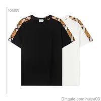 SS Summer Mens Women Designers T-shirts Loose Fit Tees Brands Fashion Tops MANS CONCUTHER THIRT LUXURY