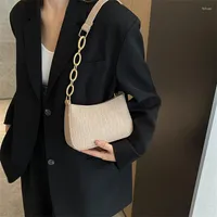 Evening Bags Shoulder Bag For Women Women's Subaxillary Niche Design Advanced Texture Armpit Handbag Crescent Saddle Dermatoglyph