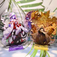 Keychains Anime Figure Genshin Impact Zhongli Raiden Shogun Ayato Arataki Itto Yae Miko Xiao Acrylic Stand Model Plate Desk Decor Gifts Ne