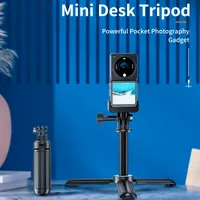 for dji action 2 selfie stick tripod silicone Hand-held mini camera telescopic tripod anti-skid portable camera accessories