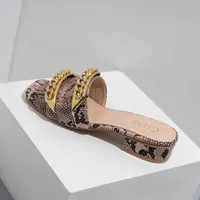 Slippers One word thick heeled slippers women's summer hundred take on outside wear Europe and the United States sandals