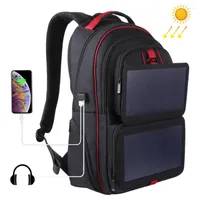 Backpack 14W 5V SOLAR avec panneau Banque de batterie Power Bank pour smartphone Camping Outdoor Camping Randonn￩e de voyage