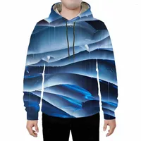 Men's Hoodies 2023 Geometric Printing 3D Digital Hooded Pullover Sweatshirt Factory Outlet