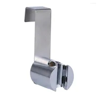 Bath Accessory Set Bidet Spray Heads Attachment Toilet Tank Shower Head Holder Stainless Steel Free Nail Hook