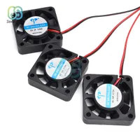 4010 5 V 12 V 24 V Kühlungsturbo Lüfter bürstenloser 3D -Druckerteile 2 Pin für Extruder DC Kühlergebläser Teil Schwarze Plastikventilatoren