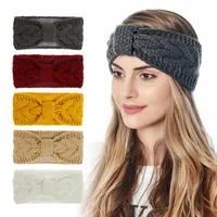 Hair Accessories Autumn Winter Ladies Plus Velvet Warm Ear Protection Headband Makeup Wash Face Wool Knitted