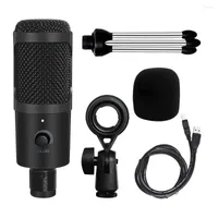 Microphones Condenser Microphone USB PC Laptop Gaming Mic For Recording Voice Over Streaming Home Studio