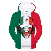Men's Hoodies Italy Flag 3D Men Women Casual Harajuku Patriotic Sweatshirt Mexico  Portuguese And Other Countries