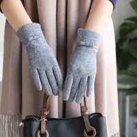 Sports Gloves Winter Women Thermal Techwear Touch Screen Woolen Bicycle Emo Accessories Hand Warmer Thin For The Cold
