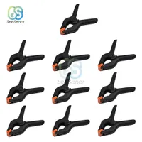 10pcs 2 3 4  Inches Woodworking Spring Clamps DIY Tools Plastic Nylon Toggle Clamp For Woodwork Clip Photo Studio