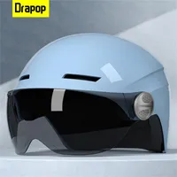 Motorcycle Helmets Helmet ABS Electric Scooter Summer Men Women PC Lens City Commute Riding Protective