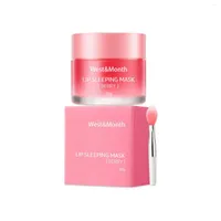 Lip Gloss Care Sleep Mask Nachtonderhoud Mydraterend roze bleekcrème Nourishing