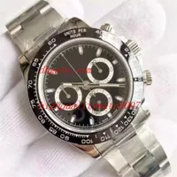 2019 Top Quality BP Factory CAL 7750 Movement 40mm 116520 116500LN 116506 116503 Sapphire glass Chronograph Automatic Mens Watches299S