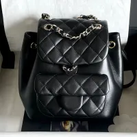 10a Cc Brand Designer 22s Backpack Bags Calfskin Luxury Fashion Shoulder Cross Body Lady Woman Purses Card Holder Wallet Duma Mini Handbag