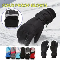 Cycling Gloves Kids Ski Ultralight Waterproof Winter Warm Snowboard Mitten Motorcycle Riding Snow Glove 6-11 Years Old Cycling1