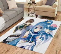 Carpetes Cartoon Girl Anime Series Door Mat Floor Anti-Slip Quarto Banheiro DecorationCarpets DecorationCetes
