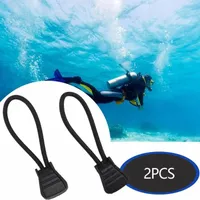 Pool & Accessories 2pcs Brand And High Quality Scuba Diving Hose Retainer Rope Clip Holder Elastic Bungee Tap Buckle Hook Equipment