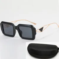 Fashion Style Square Sunglasses Sun Travel Travel Black Retangle Sun Glasses Fashion Retro com caixa