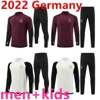 22 23 Germany soccer tracksuit 2022 2023 Mixed country Germanies men KIDS football jerseys training suit tracksuit set chandal futbol survetement