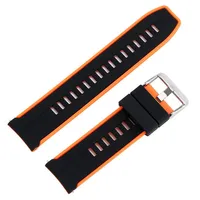 Gray Green Blue Orange Red 20mm 22mm Rubber Watch Band Silicone Wrist Strap Replacement Bracelet Quick Release Bars282S
