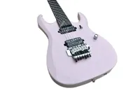 Lvybest Pink Body 7 Strings Electric Guitar with Chrome Hardware Rosewood Fretboard Provide Customized Service