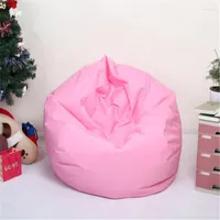 Chair Covers Arrival Waterproof Stuffed Animal Storage Bean Bag Oxford Cover Zipper Beanbag Toys Soft Solid Causal Baby Seats Sofa