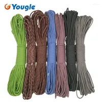 Outdoor Gadgets YOUGLE Paracord 550 Parachute Cord Lanyard Rope Woven Bracelet Type III 100FT Camping Survival Equipment 130-136