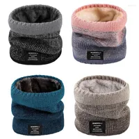 Scarves Winter Scarf For Women Ladies Fleece Ring Bandana Knitting Solid Knitted Buff Neck Warmer Men Thick Headband Ski MaskScarves Kiml22