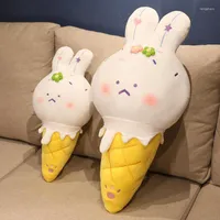Pillow Cute Cartoon Creative Ice Cream Shape Plush Toy Soft Stuffed Animal Doll Home Decor Gift For Girls