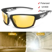 Sunglasses Polarized Men Brand Designer Outdoor Night Vision Driving Sun Glasses Male Goggles Shadow UV400 OculosSunglasses
