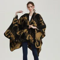 Scarves Cashmere Scarf Blanket Women Oversized Large Poncho Cape Multifunctional Thick Wrap Shawl For Travel Pography Accessories