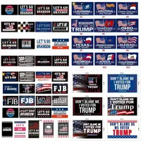 180 Tasarımlar Trump Bayrakları 3x5ft 90x150 AMERİKA TEKRAR TEKRAR 2024 Başkan Seçimleri için Brandon Bayrağı ABD Ensign Stock SS0124