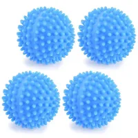 Autres produits à linge Blue PVC Boules de séchage réutilisables Boule de blanchisserie lavage Drying Tissu Ball pour les outils de nettoyage des vêtements de maison SS0124