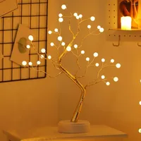 Luci notturne lampada da scrivania a led e illuminazione per interni ramo oro batteria di nozze per matrimoni decorazioni per la casa