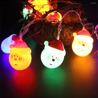 Christmas Decorations 3M 20LEDs Santa Claus Light String Pendant Tree Decoration For Home Garden Outdoor 2023