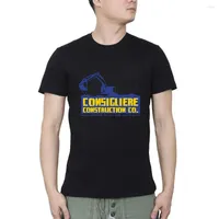 남성용 T 셔츠 Consigliere Construction Co 셔츠 남성 의류 티셔츠 수퍼 소프트